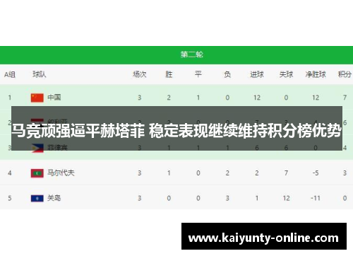 马竞顽强逼平赫塔菲 稳定表现继续维持积分榜优势